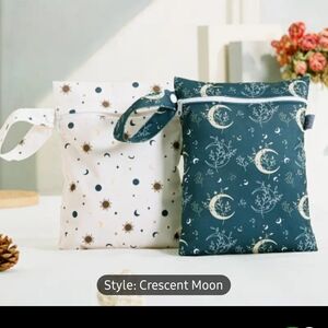 Crescent Moon Patterned Wet/Dry Bags
